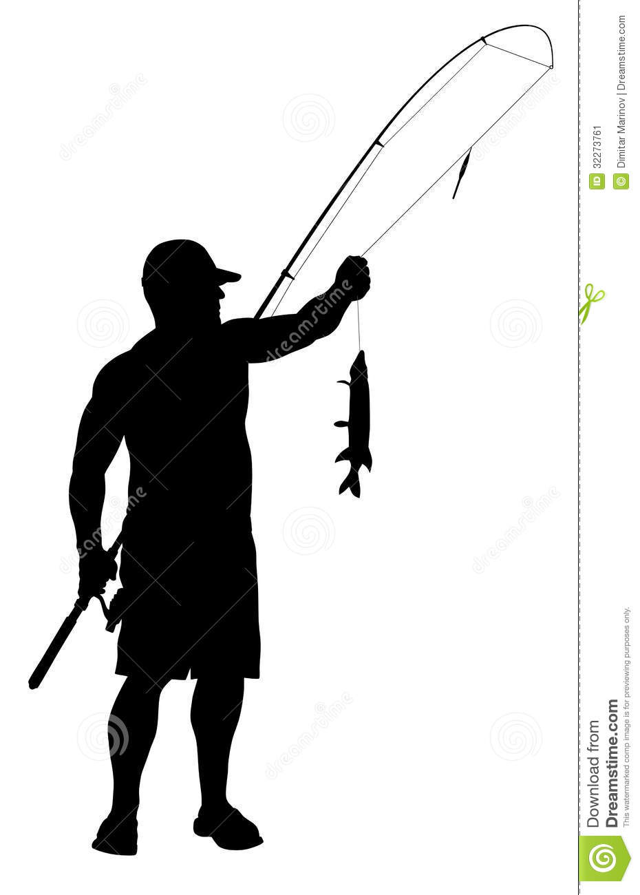 Fisherman Silhouette Clipart Man 20fishing 20silhouette