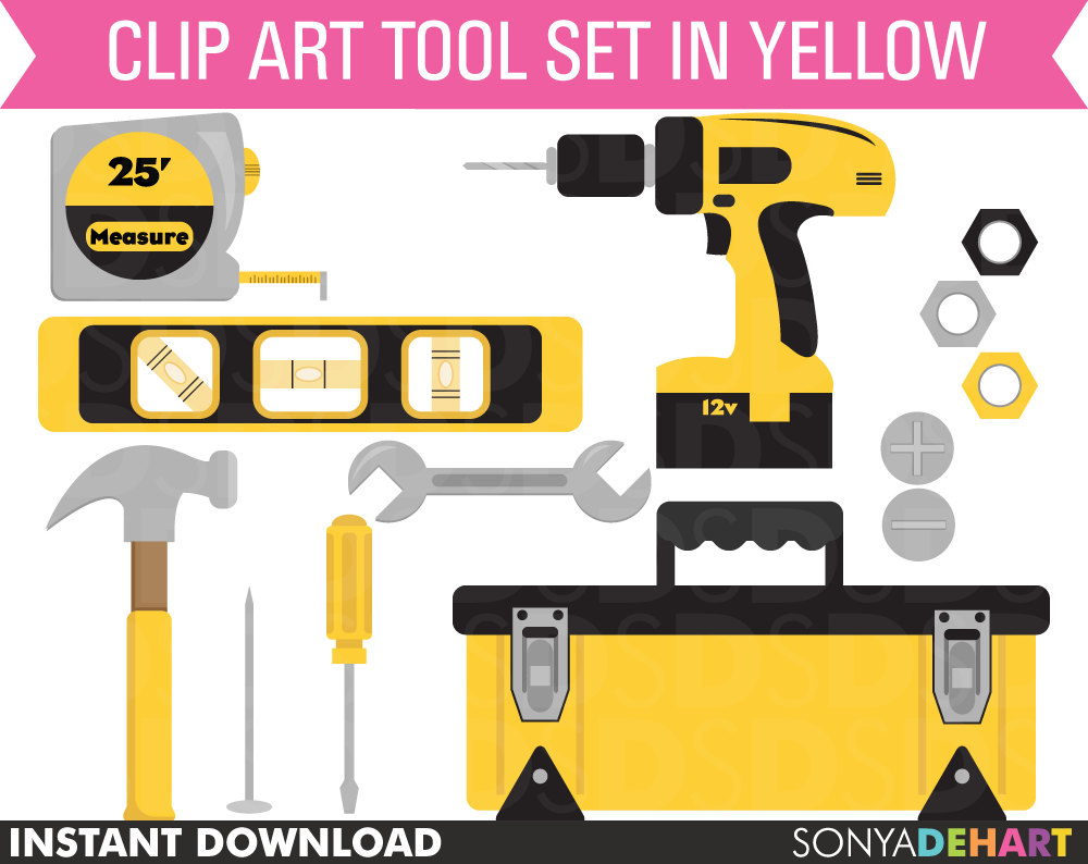 Power Tools Clipart Clipart Realistic Tools