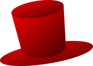 Red Top Hat Clip Art Vector
