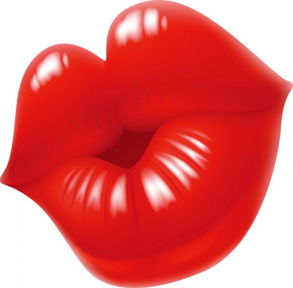 Sexy Red Lips Vector Material   My Free Photoshop World