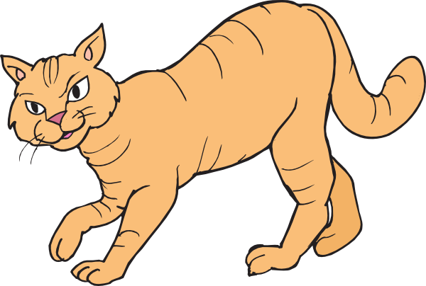 Stalking Cat Clip Art  Png And Svg