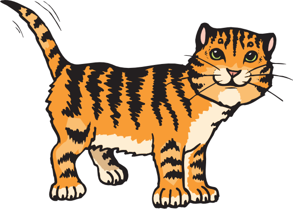 Tiger Cat Clip Art  Png And Svg