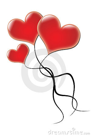 Valentine Balloons Clipart Valentine Heart Balloons