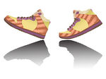 Walking Tennis Shoes Clipart Walking Shoes Clip Art