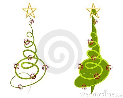 Abstract Christmas Tree Clip Art Royalty Free Stock Photos   Image