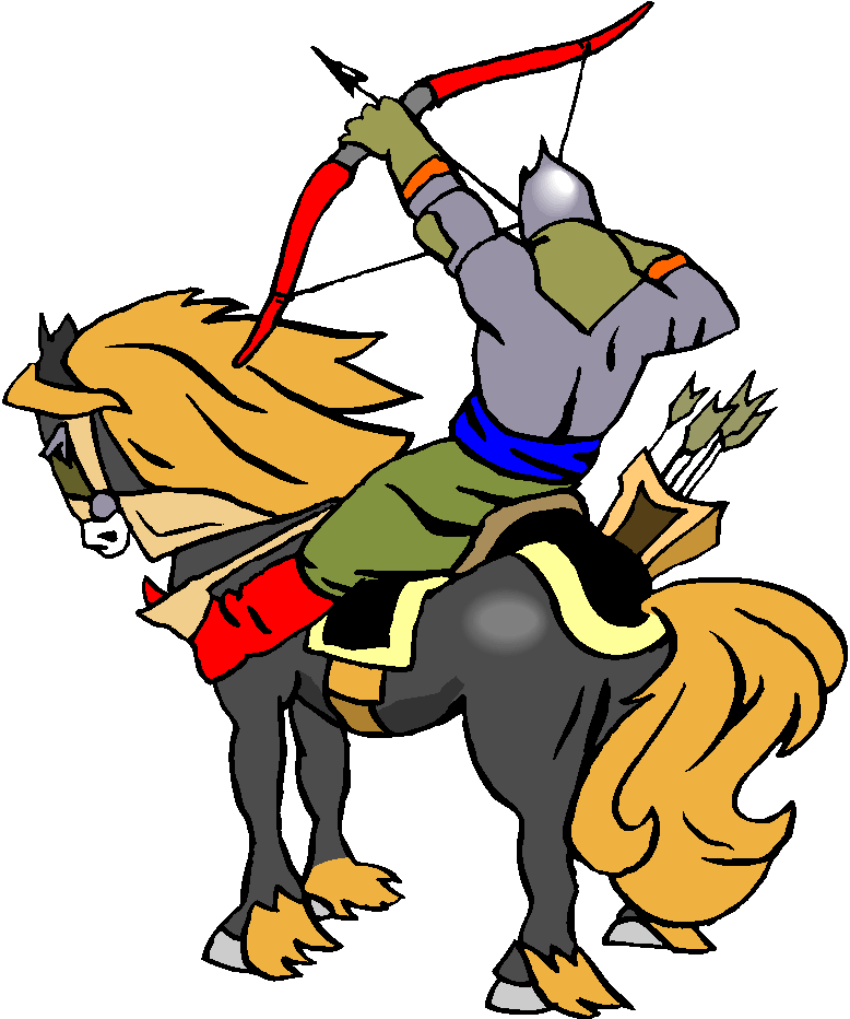 Archer Ride A Horse Free Clipart   Free Microsoft Clipart
