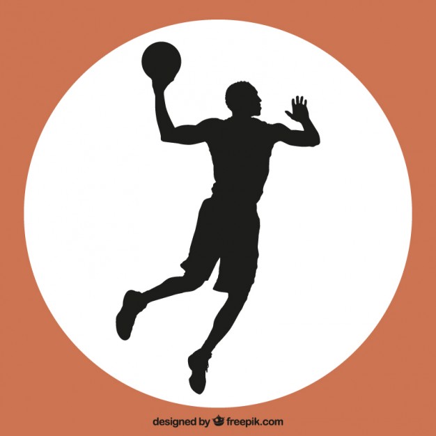 Basketball Player Jump Vector Vector   Free Download