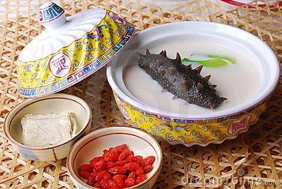     Free Stock Photo  China Delicious Food Sea Slug And Wolf Berry