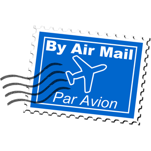 Free Vector Clipart Air Mail Postage Stamp