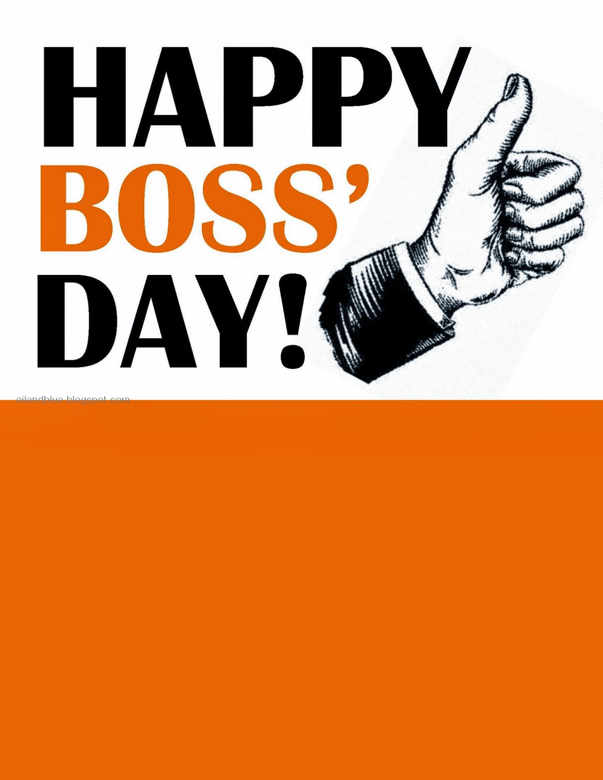 Funny Bosses Day Clipart