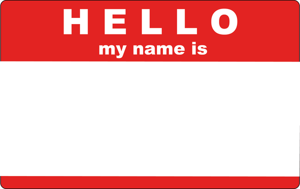 Hello My Name Is Sticker By Trexweb   Free Images At Clker Com