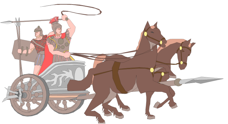 Horses Soldiers And Chariot Image From Www Clipart Com