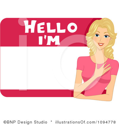 Name Clipart Royalty Free Name Tag Clipart Illustration 1094778 Jpg