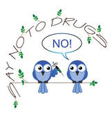 No To Drugs   Royalty Free Clip Art
