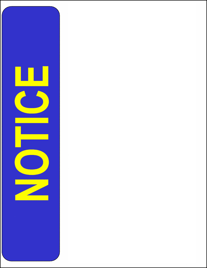 Notice Blank   Http   Www Wpclipart Com Page Frames Full Page Signs