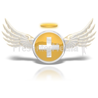Positive Angel Button   Presentation Clipart   Great Clipart For