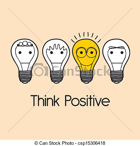 Positive Over Pink Background Vector    Csp15306418   Search Clipart