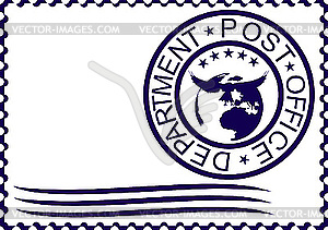 Postage Stamp   Vector Clip Art