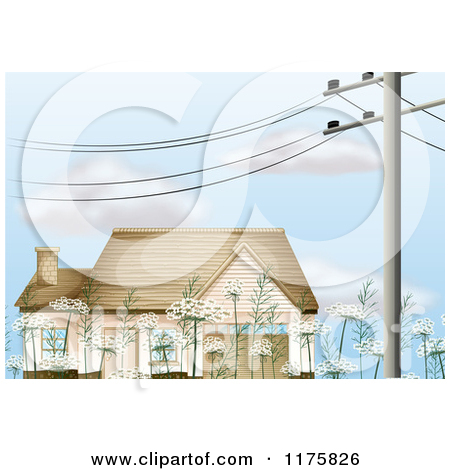 Royalty Free  Rf  Clipart Of Power Lines Illustrations Vector