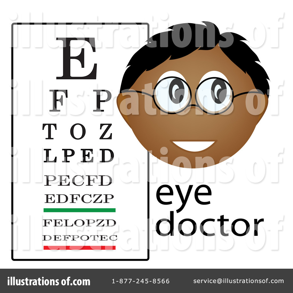 Royalty Free Rf Eye Chart Clipart Illustration By Pams Clipart Stock