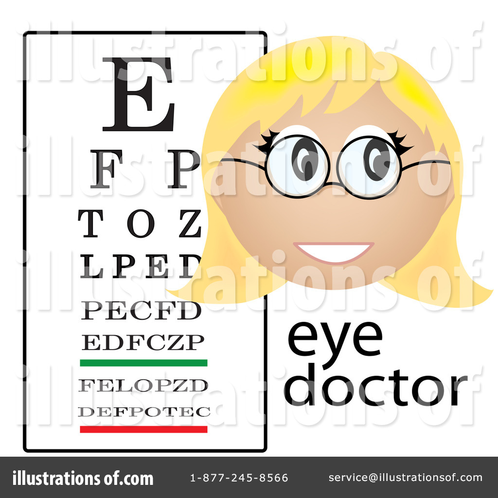 Royalty Free  Rf  Eye Chart Clipart Illustration By Pams Clipart