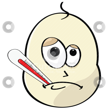 Sick Thermometer Clip Art Cutcaster Vector 801015982 Sick Baby Jpg