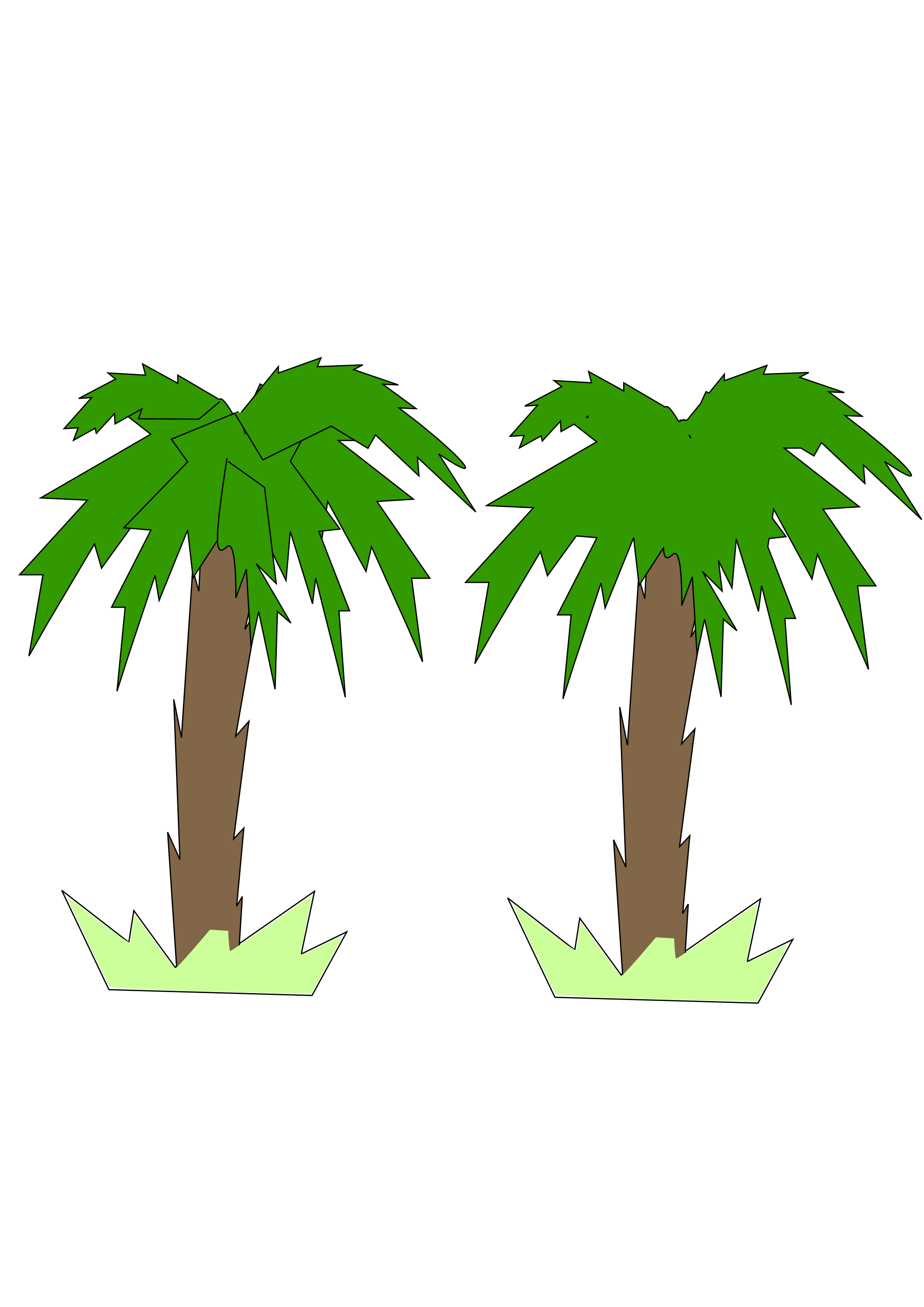 Toon Palm Tree Clipartsy Com Svg Colouringbook Org