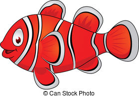 Clown Fish Vector Clipart Royalty Free  375 Clown Fish Clip Art Vector