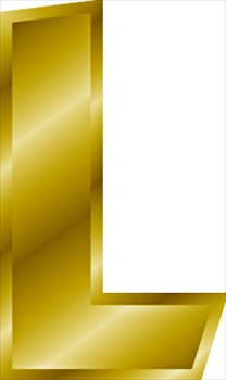 Free Gold Letter L Clipart   Free Clipart Graphics Images And Photos    