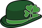 Green Bowler Hat Clipart Bowler Flourish Clipart
