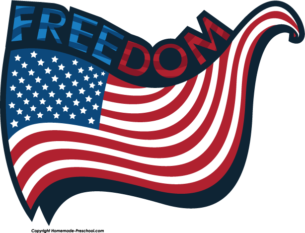 Home Free Clipart American Flags Clipart American Flag Freedom