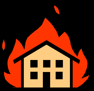 House On Fire Cartoon   Clipart Best