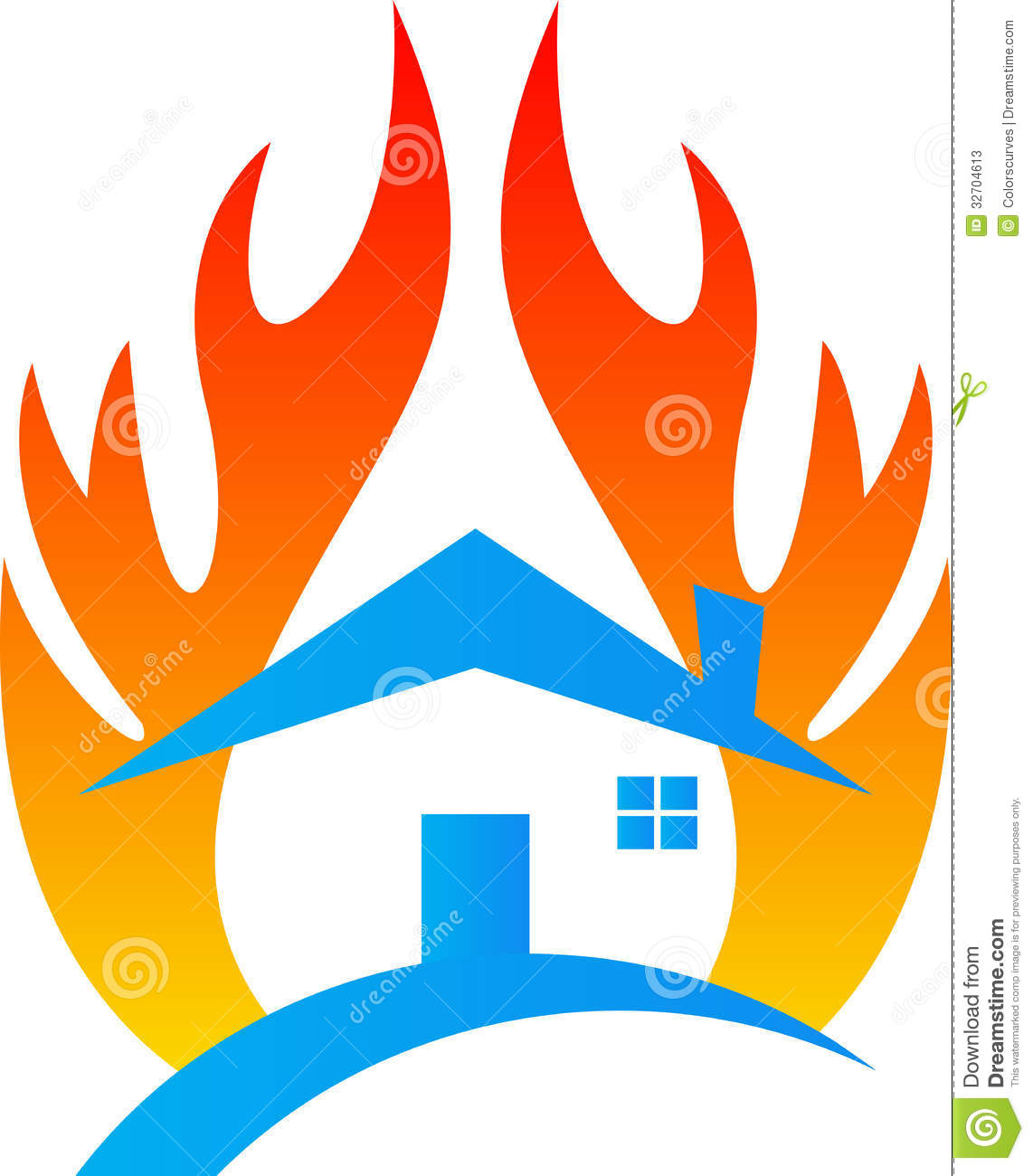 House On Fire Clip Art   Clipart Panda   Free Clipart Images