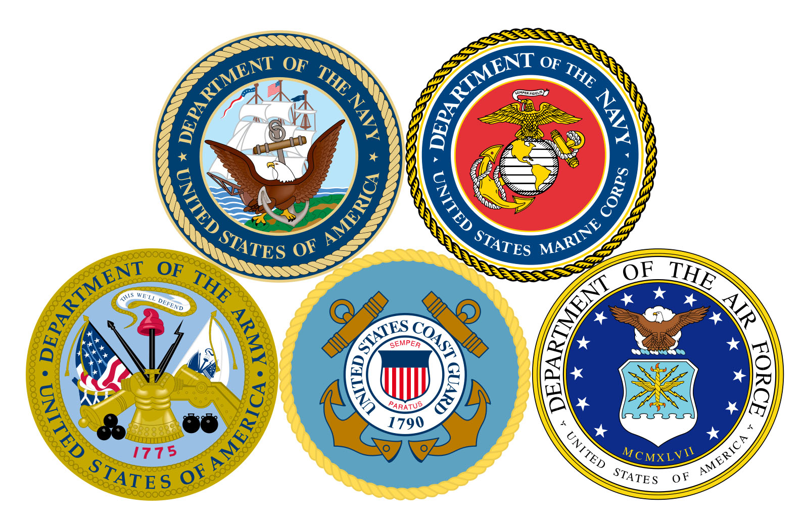 The Five Seals Of The Military