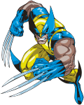 Vector Cartoon Clipart  Wolverine