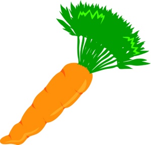 Carrot Clipart Image   Garden Fresh Carrot