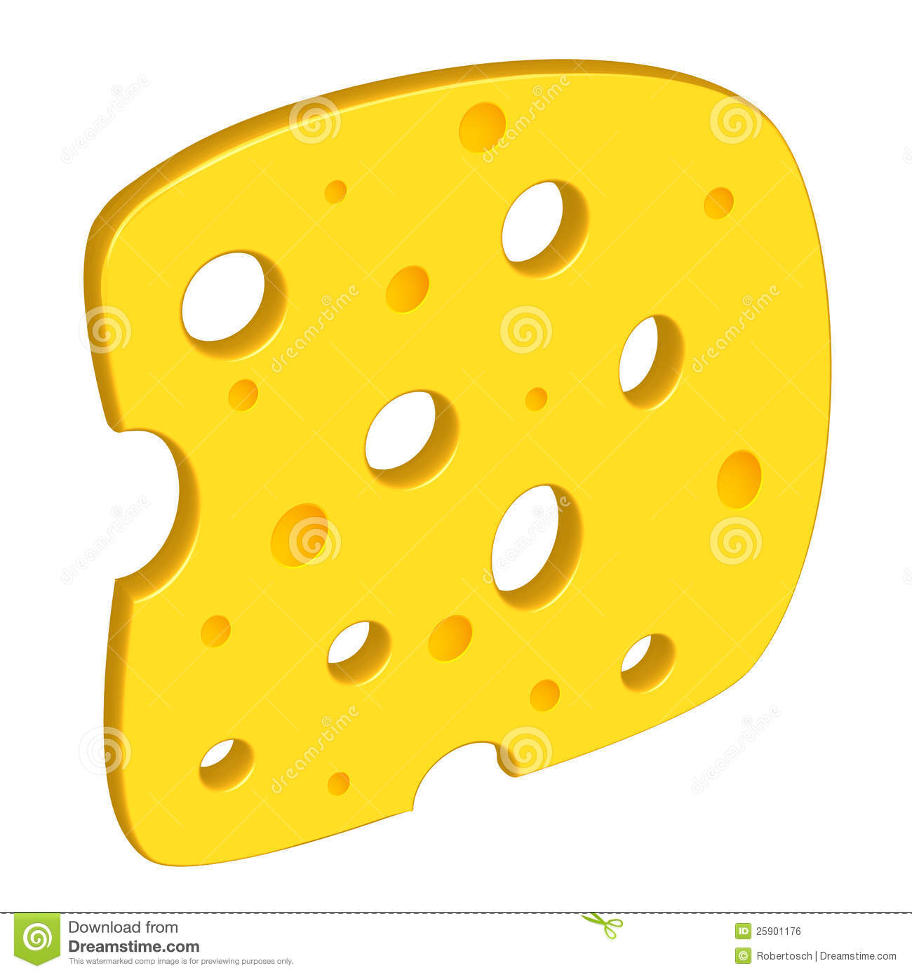 Cheese Clipart Against White Background Abstract Vector Art    