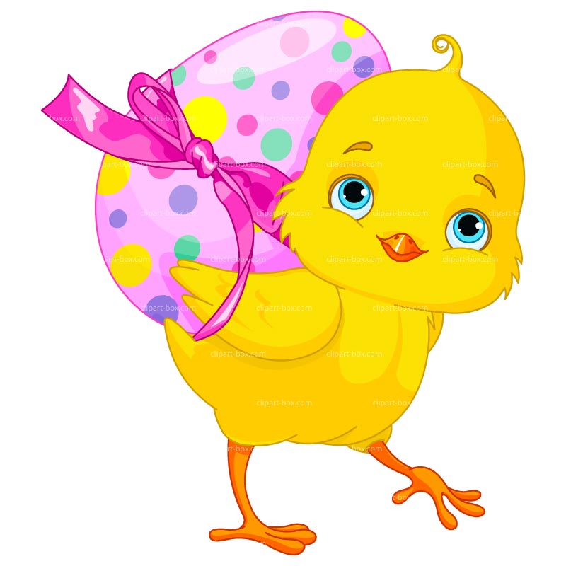 Clipart Easter Chicken With Egg   Royalty Free Vector Design
