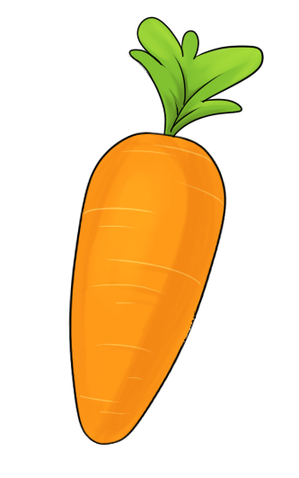 Free Cartoon Carrot Clip Art