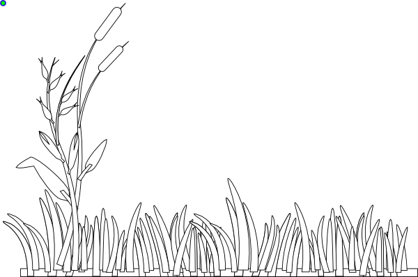 Grass Outline Clip Art At Clker Com   Vector Clip Art Online Royalty