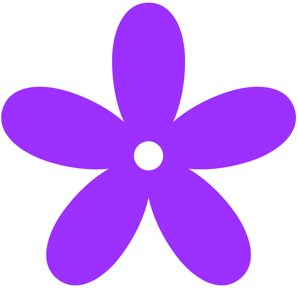 Purple Flowers Clip Art   Clipart Best