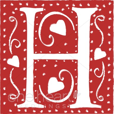 Red Letter H Clipart