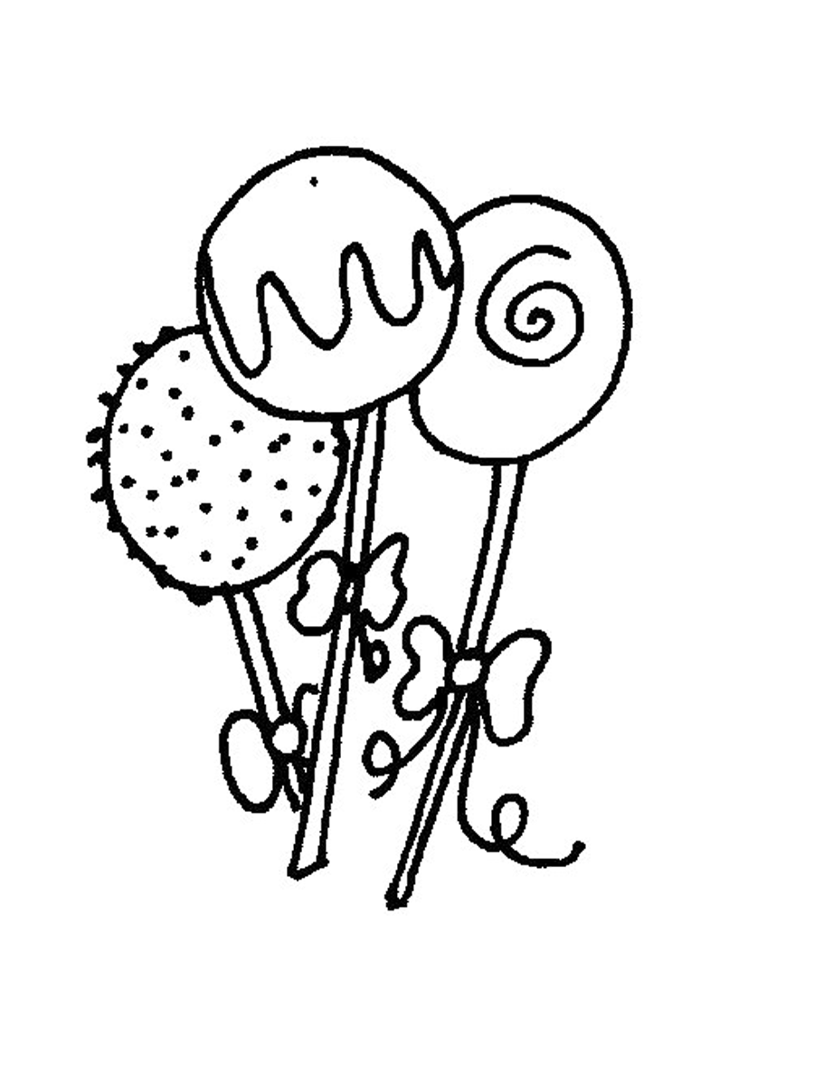 Some Really Cute Cake Pop Clipart  These Wonderful Sweet Treats Are