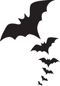 Vampire Bats Clipart Image  A Swarm Of Vampire Bats Flying Through The