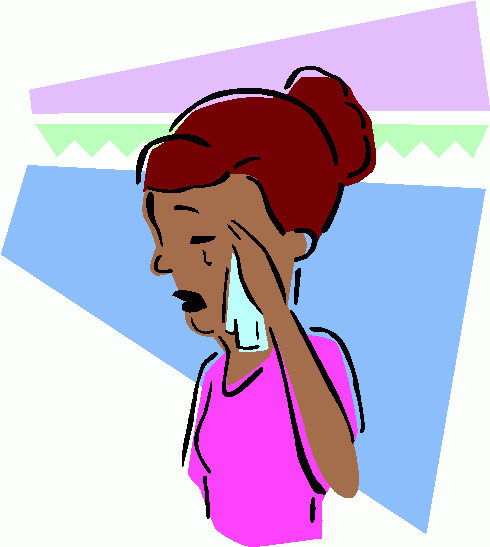 Woman Crying 1 Clipart   Woman Crying 1 Clip Art