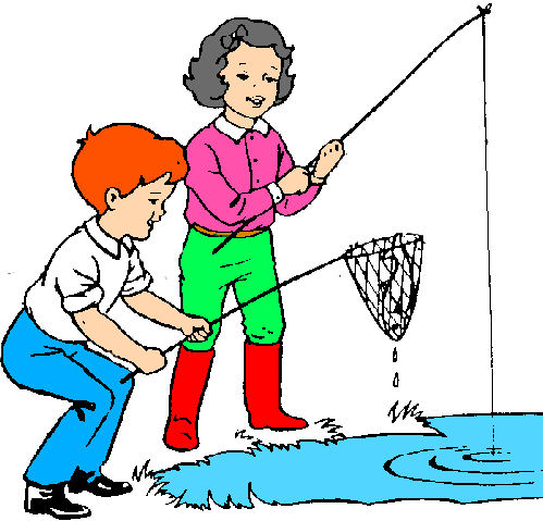 Boy Fishing Clipart Fishing Gif