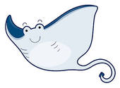 Clipart Stingray Cute Sting Ray   Clipart