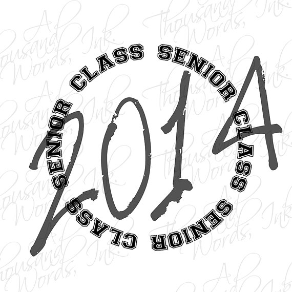 Digital Overlays   Senior Class 2014    Png Clipart Files   Photoshop