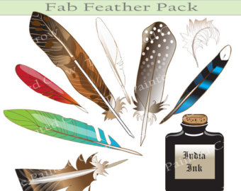 Feather Clipart   Feather Clip Art   Feather Illustration   Feather