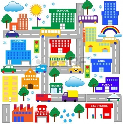 Isometric City Kit 4891 Download Royalty Free Vector Clipart  Eps